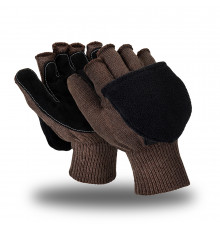 Перчатки-варежки Manipula Specialist® Эвены(шерсть, акрил+спилок), WG-795